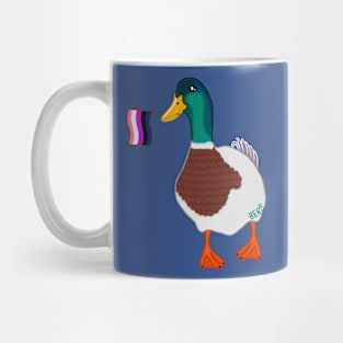 Dustin The Gender Fluid Duck Mug